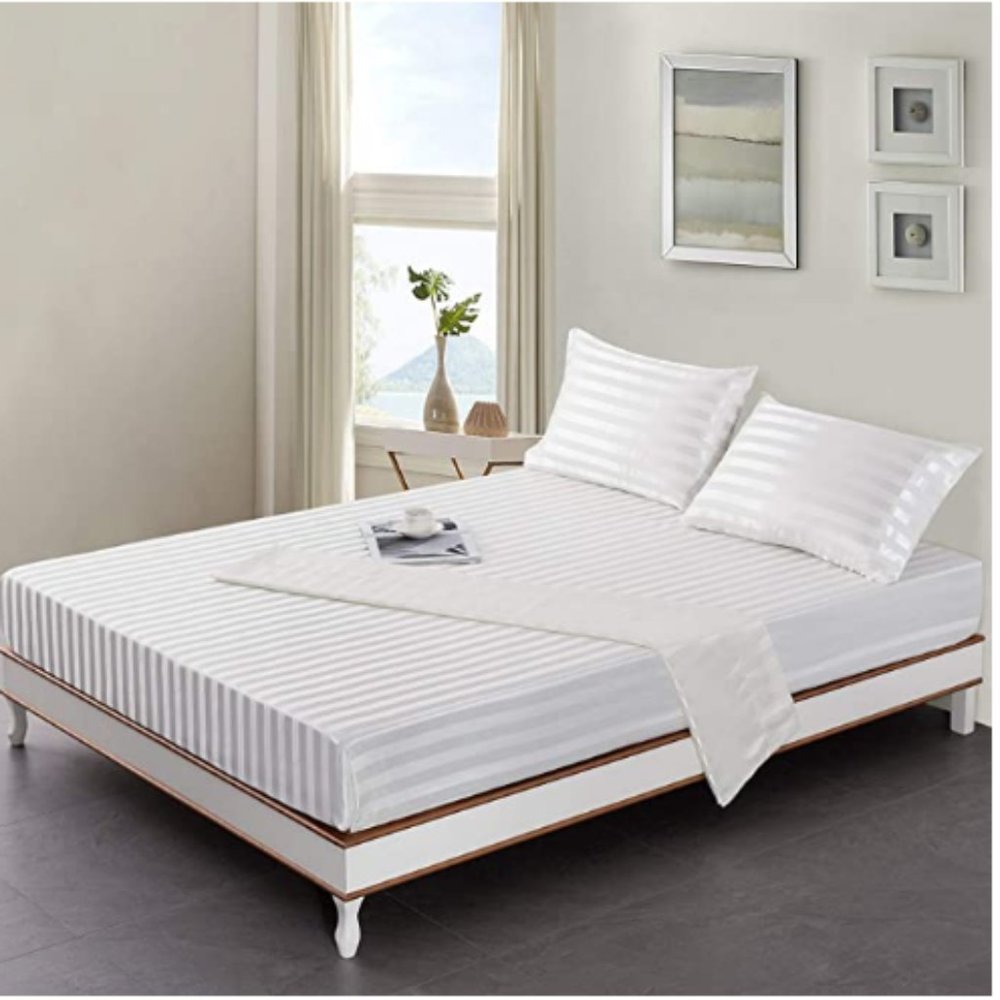 4-Piece Hypoallergenic Silk Satin Sheets - Picture 2 of 7